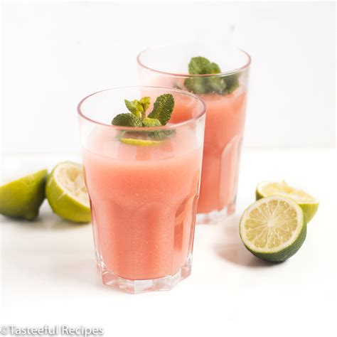 Guava juice - Instructions. Split the guavas in half and add them to the blender glass. Add water and/or milk, and sugar to your taste. Blend for about 30 seconds, use a strainer to remove the fruit's seeds. Serve and enjoy.